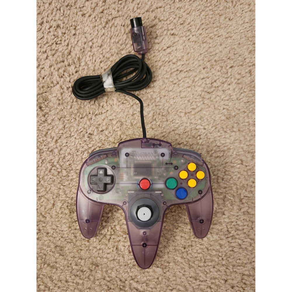 N64 Nintendo Atomic Purple Controller Tested